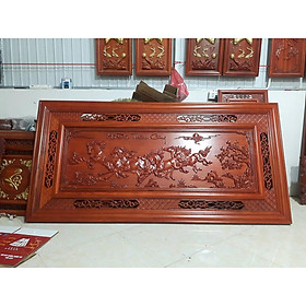 Mua Tranh Mã Đáo Thành Công Gỗ Gụ Lào