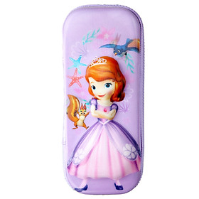 Disney (DISNEY) pencil box boxery box female pupils large capacity multi-functional pencil pits P95015S