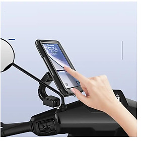 Mua Giá đỡ kẹp điện thoại chống nước cao cấp gắn chân gương
