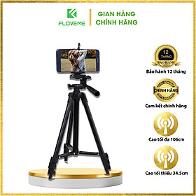 Mua Gậy 3 chân chụp hình máy ảnh  điện thoại Tripod Floveme - 3120  quay livestream  chụp hình - góc quay xoay được 360 độ . - Hàng chính hãng