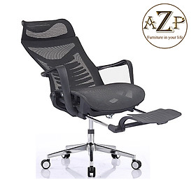 Mua Ghế Văn Phòng Ergonomic Hỗ Trợ Cột Sống Lưng  Có Ngả Lưng & Gác Chân thư giản - 9019-HS