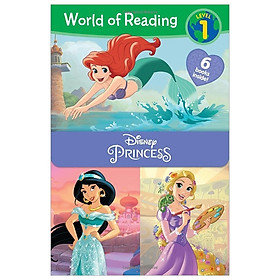 [Download Sách] World of Reading Disney Princess Level 1 Boxed Set