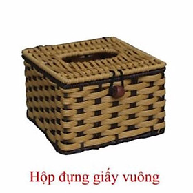 Mua Hộp đựng giấy ăn mây tre cao cấp