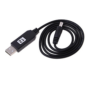 USB   DC   5V   To   12V   5 . 5mm   x   2 . 1mm   DC   Barrel   Male   Connector       Power   Cable