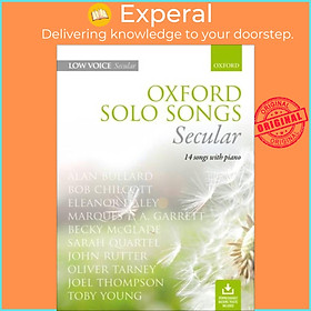 Sách - Oxford Solo Songs: Secular - 14 songs with piano by Oxford (UK edition, paperback)