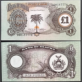 Mua Tiền Biafra  quốc gia không còn tồn tại  mệnh giá 1 pound - Tiền mới keng 100% - Tặng túi nilon bảo quản