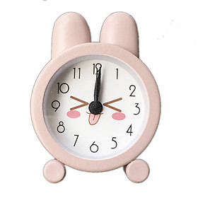 Đồng hồ báo thức để bàn mini tai thỏ cute