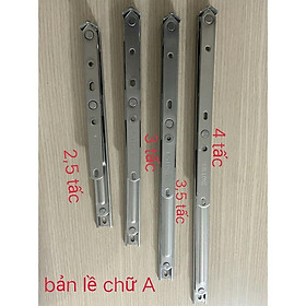 1 cặp Bản lề chữ A KinLong cho cửa nhôm mở quay hệ XingFa