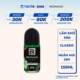 Lăn Khử Mùi Romano Classic 50ml - 1412047