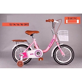 Xe đạp cho bé gái 1 loại khung hợp kim model 2020