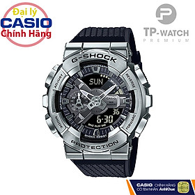 Đồng Hồ Nam Casio G-Shock GM-110-1ADR Chính Hãng | G-Shock GM-110-1ADR Silver Metal Dây Nhựa
