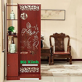 Mua Vách ngăn cá chép liền kệ vân gỗ