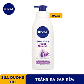 Sữa Dưỡng Thể Trắng Da Nivea Ban Đêm 400ml - 88126