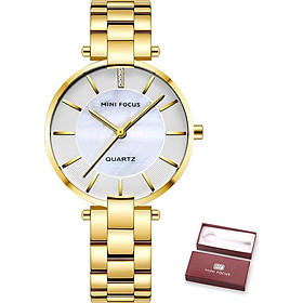 Đồng Hồ Đeo Tay Quartz Đá Thạch Anh Nữ MINIFOCUS Sang Trọng
