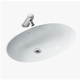 Mua Chậu rửa mặt INAX AL-2216V – Âm bàn . Với thiết kế dáng elip  lòng chậu sâu  rộng - Vật liệu xây dựng Big H