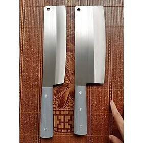 Mua Combo 2 dao chặt xương  thái thịt siêu sắc- thép trắng Nhật - Không rỉ xét