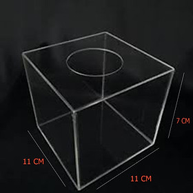 Mua Hộp đựng Khăn Giấy Bằng Mica Dạng Dọc dày 3mm Màu xanh Lá