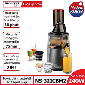 Mua Máy Ép Chậm Kuvings NS-321CBM2 - Màu Xám Cacbon - Hàng Chính Hãng