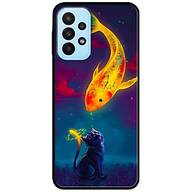 Ốp lưng dành cho Samsung A13 5G - Samsung A33 5G - Mèo Và Cá