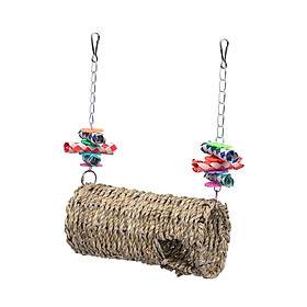 Outside Hanging Hummingbird Nest Parakeet Toy Birdhouse for Yard Patio Lawn