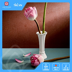Mua Lọ hoa bô đê sứ Long Phương Bình hoa mini cách điệu