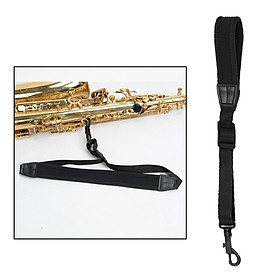 Premium Saxophone Neck Strap Handmade Breathable Pad & Plastic Hook