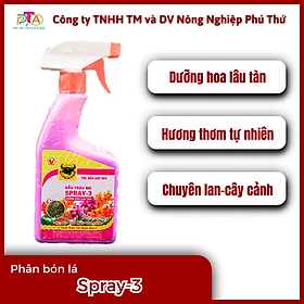 Phân Bón Lá Cao Cấp NPK Đầu Trâu MK SPRAY-3 Bình 500ml