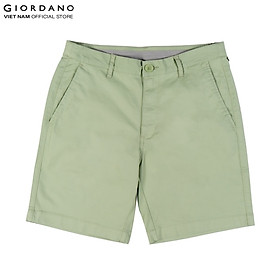 Quần Shorts Kaki Nam Lưng Thun Co Giãn 180 độ Giordano 01102214