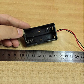 Mua Khay pin AA loại 1 pin đến 4 pin có dây điện để thay thế  sửa chữa và chế tạo