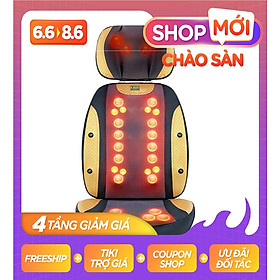 Đệm Ghế Massage Toàn Thân Hồng Ngoại 30 Bi