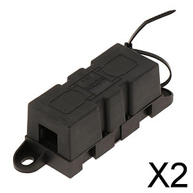 2x MEGA Fuse Block / Holder with Cover for Motorhome / Van / Truck / Boat / Yacht / Marine (300A)