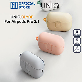 Ốp UNIQ Clyde Cho Airpods Pro Gen 2/1 Có Khóa Cài Hỗ Trợ Sạc Không Dây Hàng Chính Hãng