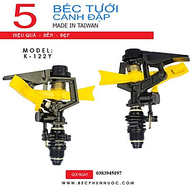 Mua Béc tưới cây cánh đập tùy chỉnh góc   xoay 360 độ  ren 21 Combo 5 cái Taiwan- K122Y
