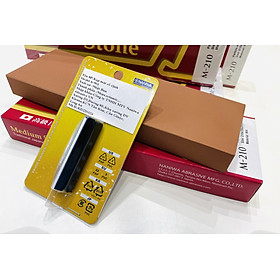 Mua Đá Mài Bén Naniwa Nhật Bản DELUX M-210 - Mặt Trung #1000 Grit | Kích Thước 210x70x20mm | Độ Sắc Bén Cao - Combo: Đá & Kẹp Góc