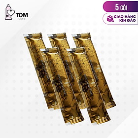 [5 gói] Bộ 5 gói tinh chất mật ong tăng cường sức khoẻ nam giới Hachimitsu | Gói 20g