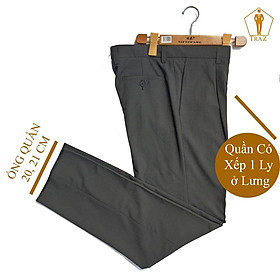 Quần Âu, Tây Baggy Nam Màu Xám, Xanh, Đen Ống Rộng, Suông Cao Cấp, Chất Vải Xuất Xịn.