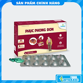 Phục Phong Đơn Hỗ trợ bền thành mạch, lưu thông máu và khôi phục di chứng sau tai biến mạch máu não (Hộp 30 viên)