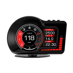 Car Head up Display HUD Display Vehicle Speed Altitude Slope Meter