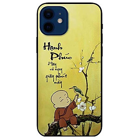 Ốp lưng dành cho Iphone 12 Mini - Iphone 12 - Iphone 12 Pro - 12 Pro Max - mẫu Hạnh Phúc Chú Tiểu Hoa Trắng