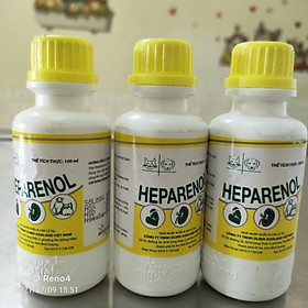Bổ gan, bổ thận Heparenol giải độc, thải độc tố, mát gan cho chó, mèo, gà đá dạng nước 100ml