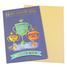 Thiệp Tặng Cha Cúp Maisen