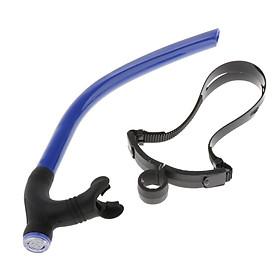 Diving Swimming Center Snorkel Silicone Breathing Tube with Head Strap