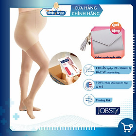 Vớ y khoa bầu JOBST UltraSheer - Siêu mỏng, màu da, kín ngón, 20-30mmHg, giãn tĩnh mạch chân (tất y khoa)