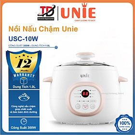 Nồi Nấu Chậm UNIE USC10W, 6 Chức năng nấu đa dạng, công suất 300W, Hàng chính hãng