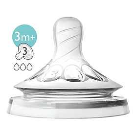 Vỉ Đôi - Núm ty thiết kế tự nhiên Philips Avent