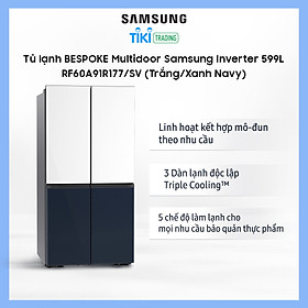 Tủ lạnh Samsung Inverter 599L RF60A91R177/SV