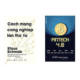 Combo sách Cách Mạng Công Nghiệp Lần Thứ Tư và Fintech 4.0 - Những Điển Hình Thành Công Trong Cuộc Cách Mạng Công Nghệ Tài Chính tặng sổ tay VDT
