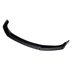Bộ bảo vệ thân trước Front Bumper Lip Body Kit Spoiler Màu đen cho xe ô tô Honda Civic 2016-2018