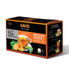 Trà SAVO Cam (Orange Tea) - Hộp 25 Gói x 2g 