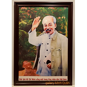 Mua Tranh in dầu - BÁC HỒ VẪY TAY CHÀO ĐỒNG BÀO